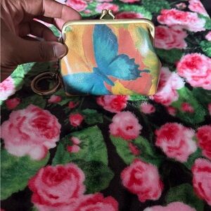 Patricia Nash Multicolor Butterfly Print Wallet